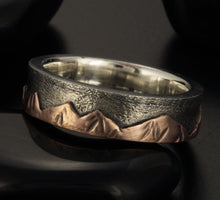 Rustic Mens Wedding Band, Man ring,  RS-1400