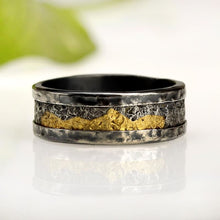 Gold & Silver Ring - Rs-1082