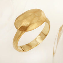 Unique Women ring, Brushed gold Ring, Boho 14K Gold Ring, Yellow Gold Statement Ring, Boho gold ring, Anniversary ring, Gift for her, 1199