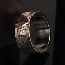 Mens cross ring, Rustic mens ring, Mens wedding band, Mens ring, Unique Engagement Ring,  RS-1229