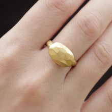 Unique Women ring, Brushed gold Ring, Boho 14K Gold Ring, Yellow Gold Statement Ring, Boho gold ring, Anniversary ring, Gift for her, 1199
