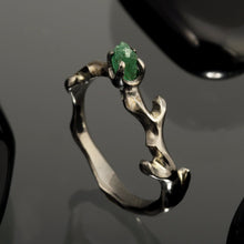 Dainty Women ring, Unique diamond ring, Art deco, Halo ring,  Raw Diamond ring, Natural diamond,  RS-1114