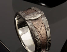 Mens Ring - Men's Band - Mens Jewelry - Rustic Mens Ring - Hammered mens ring band - Personalized Ring - Mens Gift -  RS-1268