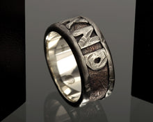 Men signet ring, Unique mens Ring, Add Custom Letter, Signet ring, Men's Jewelry, Gift for men, Boyfriend Gift, Husband Gift,  RS-1254