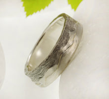 Mens Band, Mountain silver ring, Rustic Wedding Ring, Rustic Ring, Mens ring, Mens Gift,   RS-1289