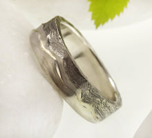 Mens Band, Mountain silver ring, Rustic Wedding Ring, Rustic Ring, Mens ring, Mens Gift,   RS-1289