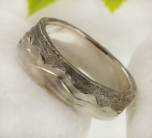 Mens Band, Mountain silver ring, Rustic Wedding Ring, Rustic Ring, Mens ring, Mens Gift,   RS-1289