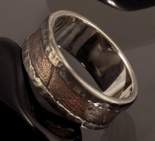 Mens Band, Men ring, Unique Man ring, Mens Wedding Band, Man rustic ring, Men Silver Ring, Engagement ring, Wedding Ring,  RS-1269