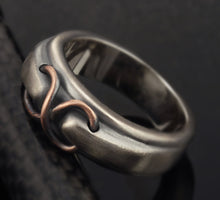 Mens ring, Sterling silver ring, Mans engagement ring, Rustic Mens Wedding Ring, Unique men's ring,  RS-1274