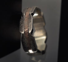Rustic mens ring, Mens Silver Ring, Unique man ring, Mens Engagement Ring, Silver Copper Ring, RS-1262