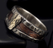 Mens Signet Ring, Personalized ring, Men silver ring, Mens Jewelry, Unique men's ring, Rustic mens ring, RS-1162-A