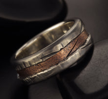 Mens Rustic Ring, Man Unique ring, Mens Silver ring, Anniversary gift,  RS- 1161