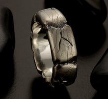 Men Unique Ring, Rustic sterling silver band, Man Silver ring, Textured Ring, Gift for men,  RS-1406