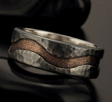 Mens Band, Unique ring for a man, Rustic Men Band, Silver Copper Ring, cool mens ring, Men Gift, RS-1410