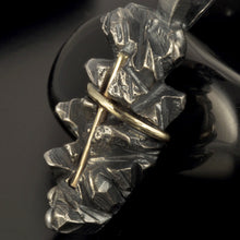 Cross Pendant, Mens Cross Sterling Silver Handmade Pendant, Silver and copper Handmade Cross Pendant, Cross Jewelry, P-115