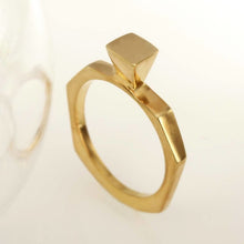 Modern Gold Ring - Rg-1204