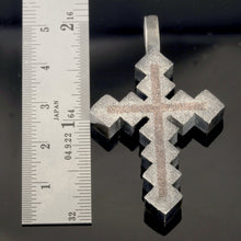 Mens Cross Pendant, Sterling Silver Handmade Christian Necklace, Heavyweight Cross Jewelry, Gift for Men, P-116