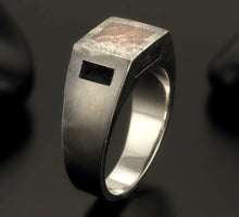 Mens signet ring, Square signet ring, Signet Ring for Him, Husband gift, Gift for men, -1185