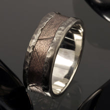 Mens Band, Men ring, Unique Man ring, Mens Wedding Band, Man rustic ring, Men Silver Ring, Engagement ring, Wedding Ring,  RS-1269