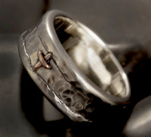 Mens wedding band, Men silver ring, Promise ring, Men promise ring, Pe97