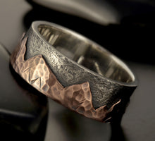 Rustic Mens Wedding Band, Man ring,  RS-1400