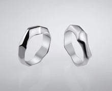 Facet Silver Ring - Rs-1041