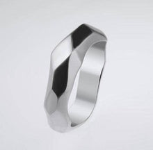 Facet Silver Ring - Rs-1041