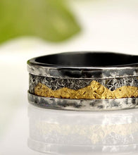 Gold & Silver Ring - Rs-1082