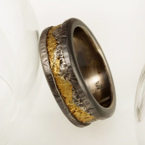 Gold & Silver Ring - Rs-1082