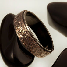 Hammered Copper Ring - Rs-1079
