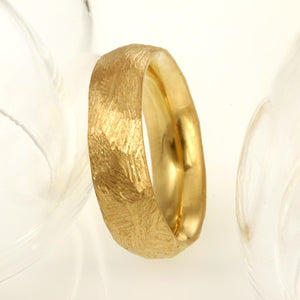 Mens Wedding Ring, Men gold ring, Unique Wedding Band, 14K Yellow Gold Ring, Men's gold band, RS-1230