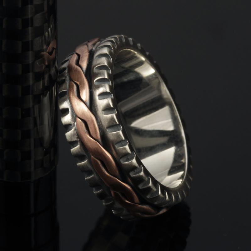 Mens wedding rings, Man ring, Man engagement ring, Silver ring, Anniversary gift, Promise ring, Rustic ring, Men's Wedding Band, 1277