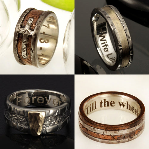 Mens ring engraved - Adding Engraving - dedication engrave - customize jewelry - Engraving sentence / names - 1001