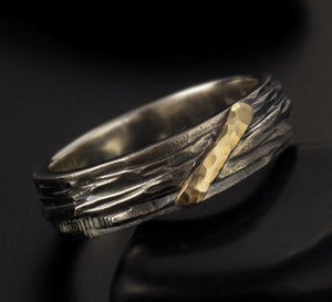 14K Gold and Silver Ring,  RS-1302