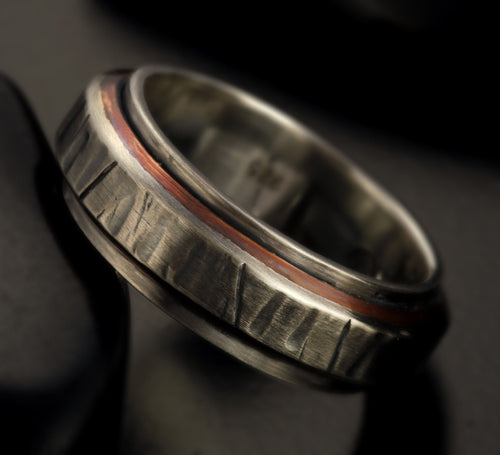 Mens ring, Silevr Mens Ring, Man Handmade Design band, Mens Engagement Ring, Mens Silver Copper Ring,  RS-1212