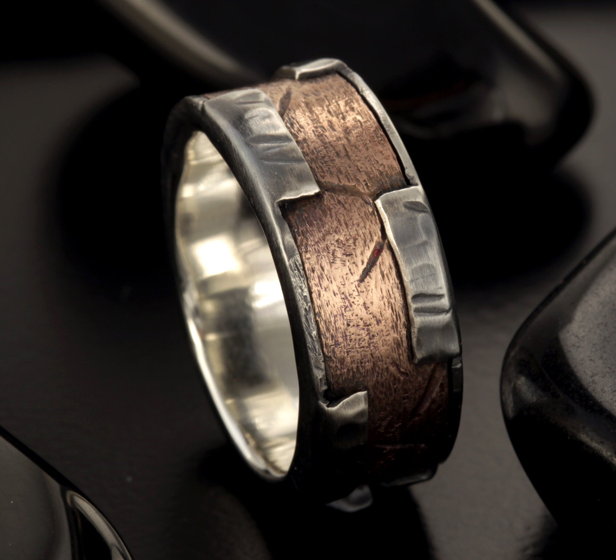 Fantasy Style Tendril Design Handmade Brass Ring – Intuita Shop