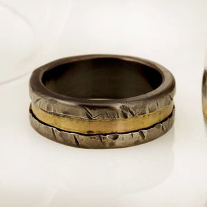 Mens Gold Wedding Ring - 1214