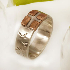 Silver Copper Ring - Rs-1240