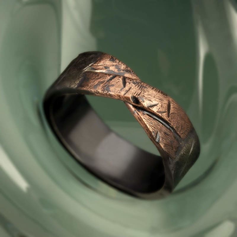 Copper on sale ring men