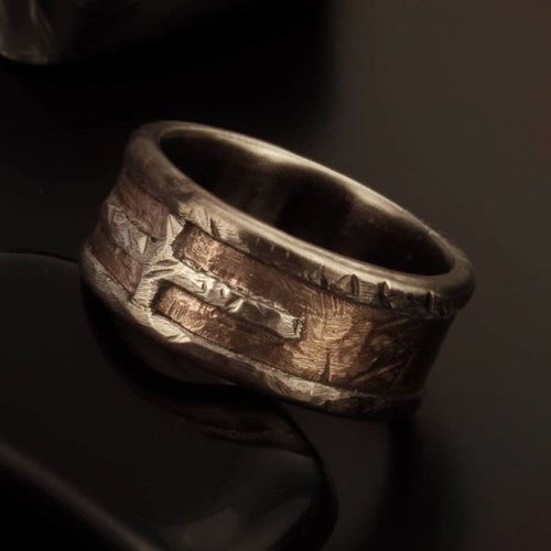 Unique Mens Wedding Band - Rs-1164